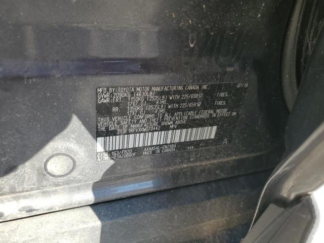 2019 TOYOTA RAV4 LE - 2T3F1RFVXKW070442