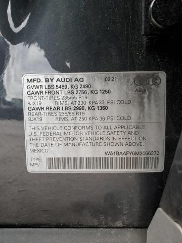 2021 AUDI Q5 PREMIUM - WA1BAAFY6M2066372