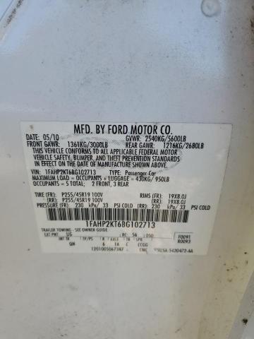 2011 FORD TAURUS SHO #3290192216