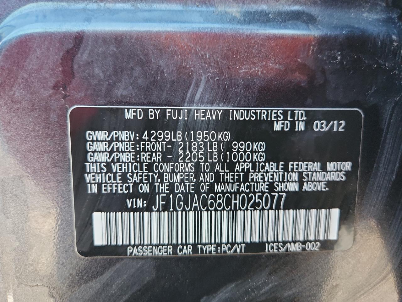 SUBARU IMPREZA PREMIUM