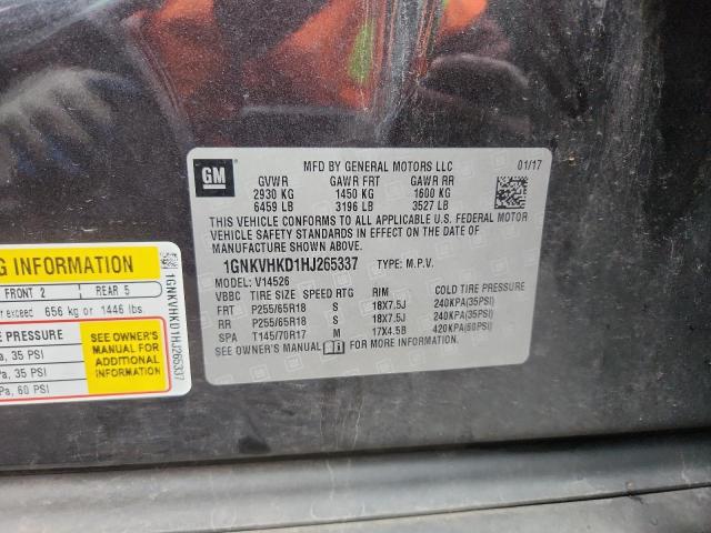 2017 CHEVROLET TRAVERSE L #3302752007