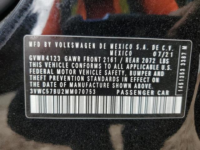 2021 VOLKSWAGEN JETTA S #3282332257