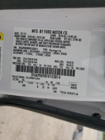 2015 FORD FUSION TITANIUM - 3FA6P0K98FR103814