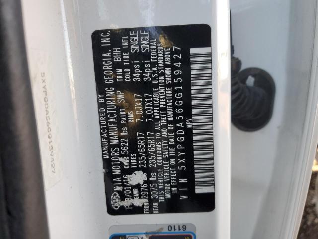 2016 KIA SORENTO LX 5XYPGDA56GG159427