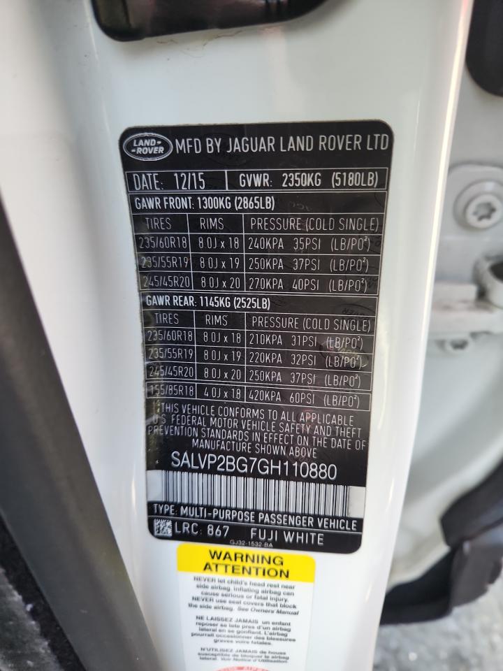 LAND ROVER RANGE ROVER SE