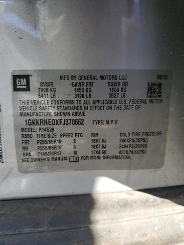 2015 GMC ACADIA SLE - 1GKKRNEDXFJ370662