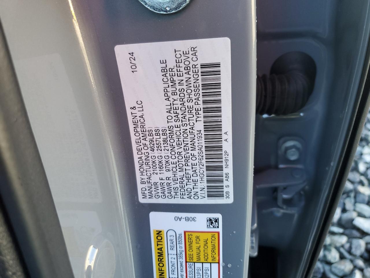 HONDA ACCORD HYBRID EXL