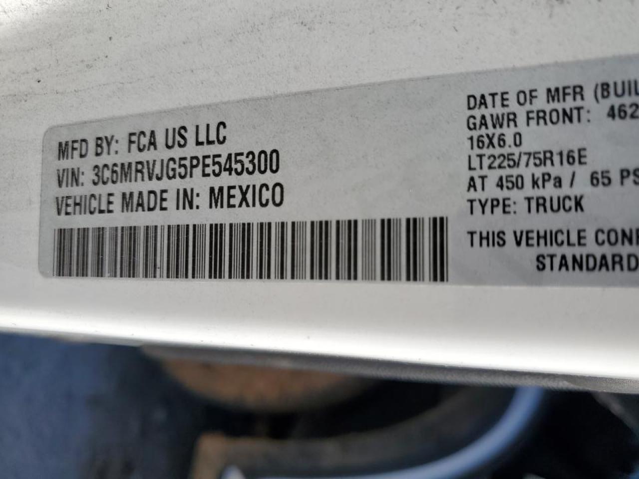 RAM PROMASTER 3500 HIGH