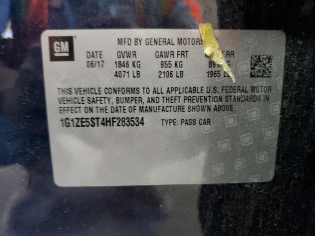 2017 CHEVROLET MALIBU LT - 1G1ZE5ST4HF283534