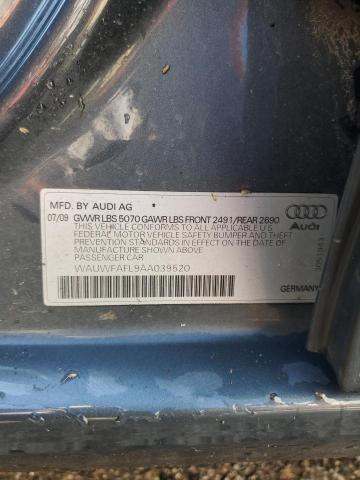 2010 AUDI A4 PREMIUM - WAUWFAFL9AA039520