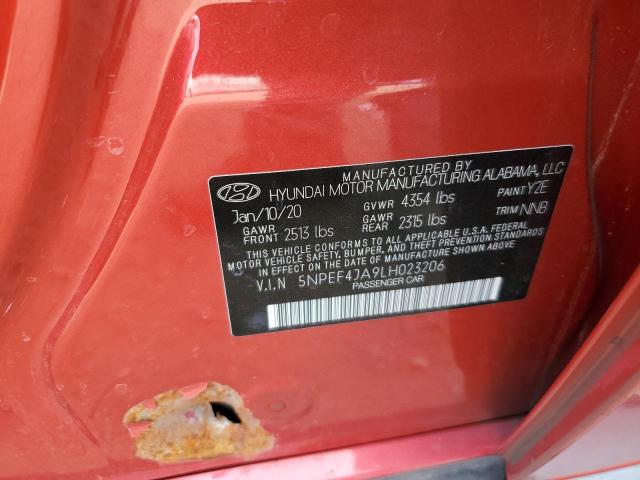 2020 HYUNDAI SONATA SEL #3284914934