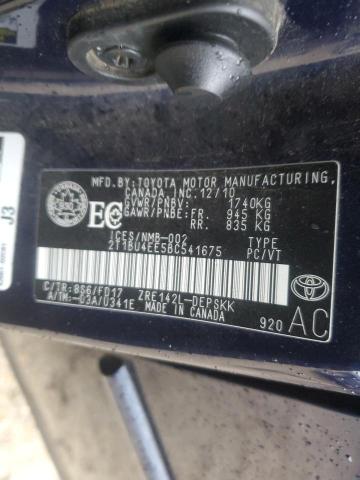 2011 TOYOTA COROLLA BA - 2T1BU4EE5BC541675