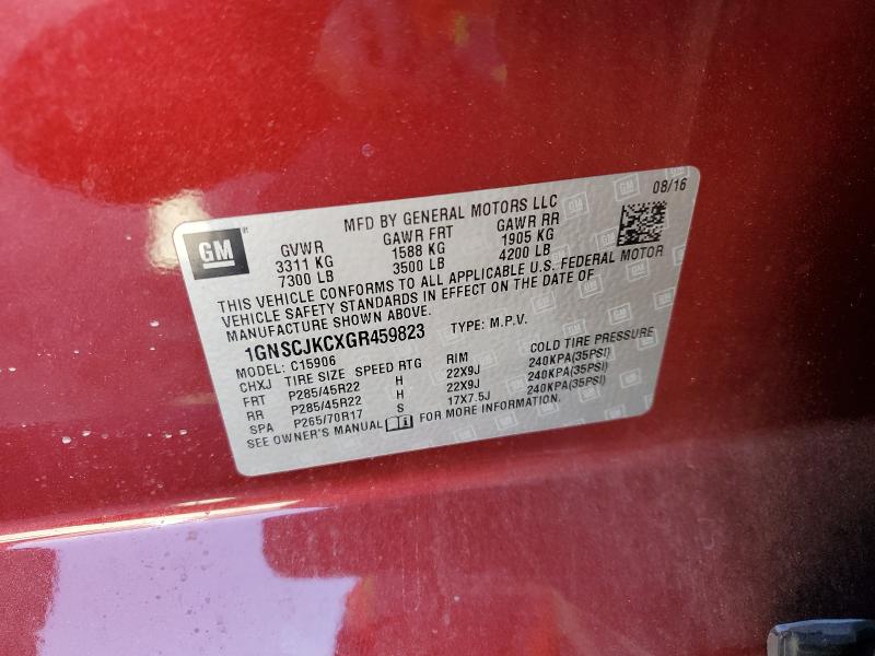 2016 CHEVROLET SUBURBAN C #3297317380