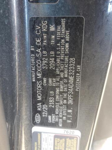 2021 KIA FORTE GT L #3284201539