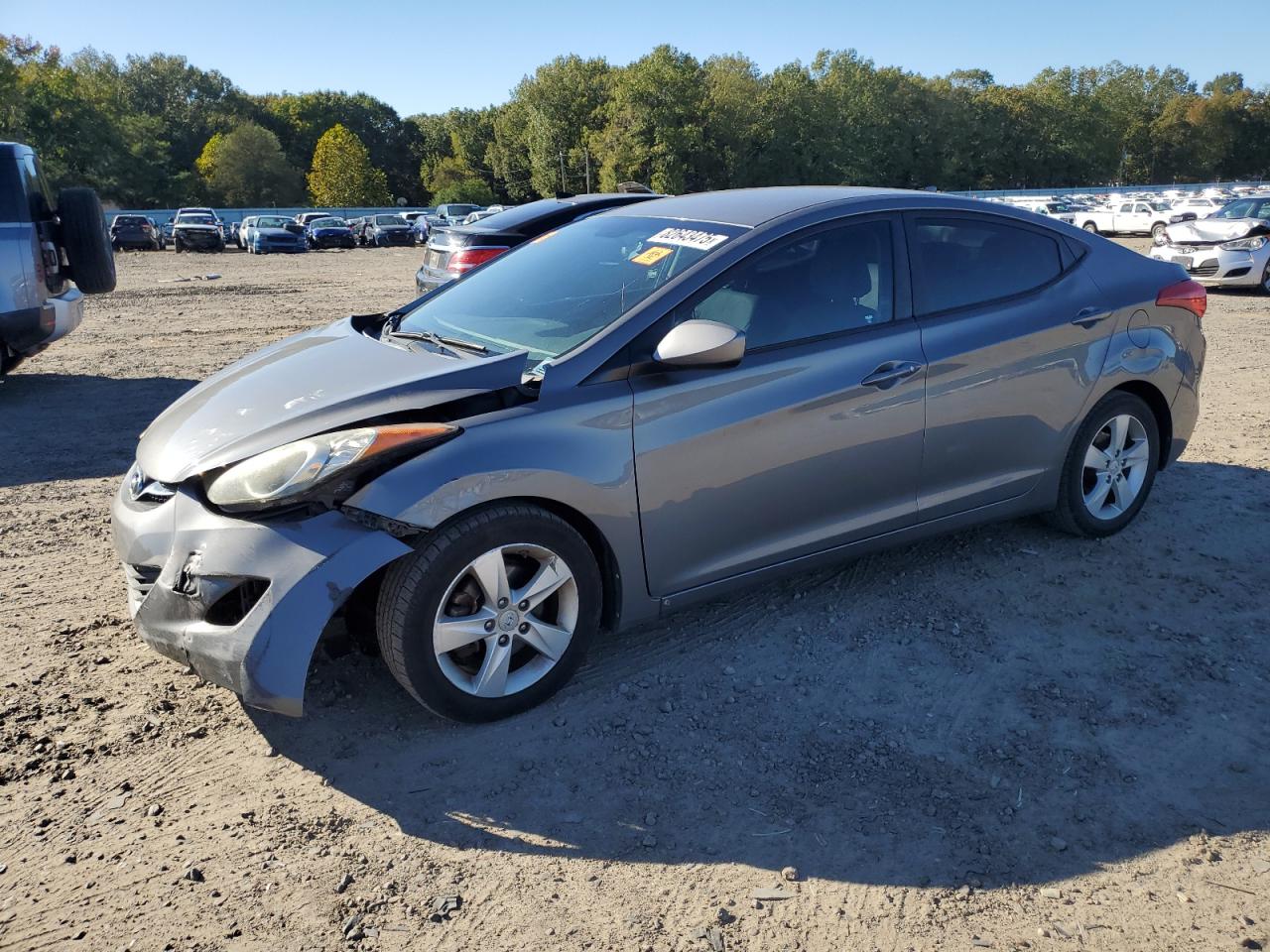 Lot #3285539266 2013 HYUNDAI ELANTRA GL