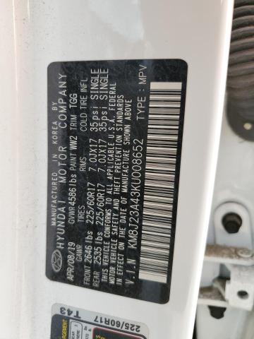 2019 HYUNDAI TUCSON SE #3296605035