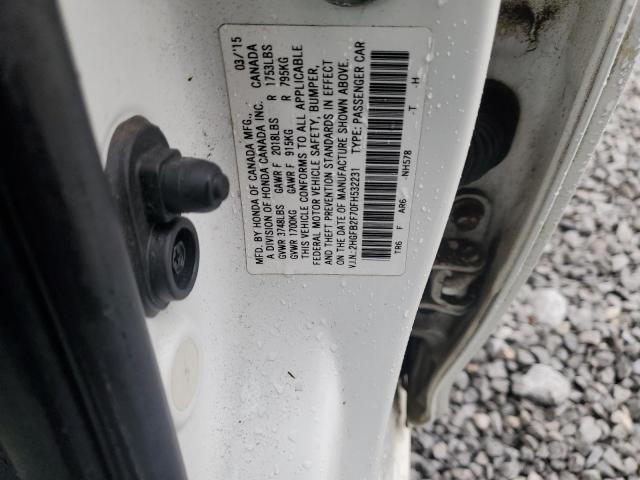 2015 HONDA CIVIC SE - 2HGFB2F70FH532231