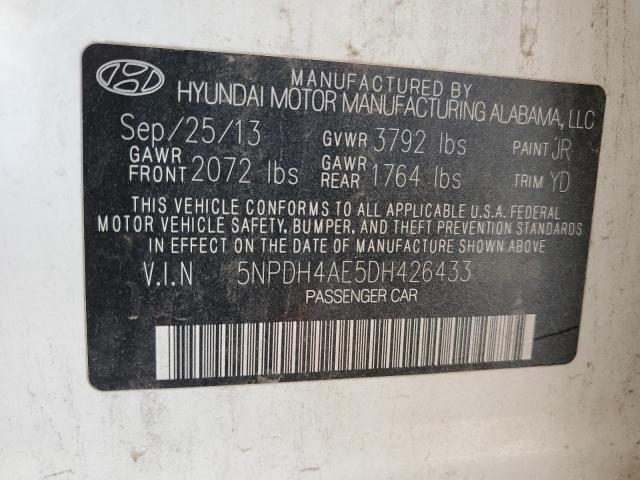 2013 HYUNDAI ELANTRA GL - 5NPDH4AE5DH426433