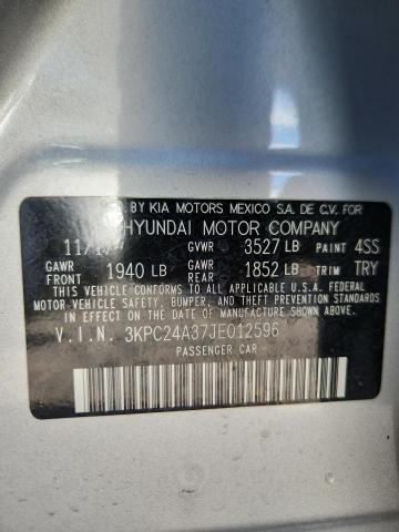 2018 HYUNDAI ACCENT SE 3KPC24A37JE012596