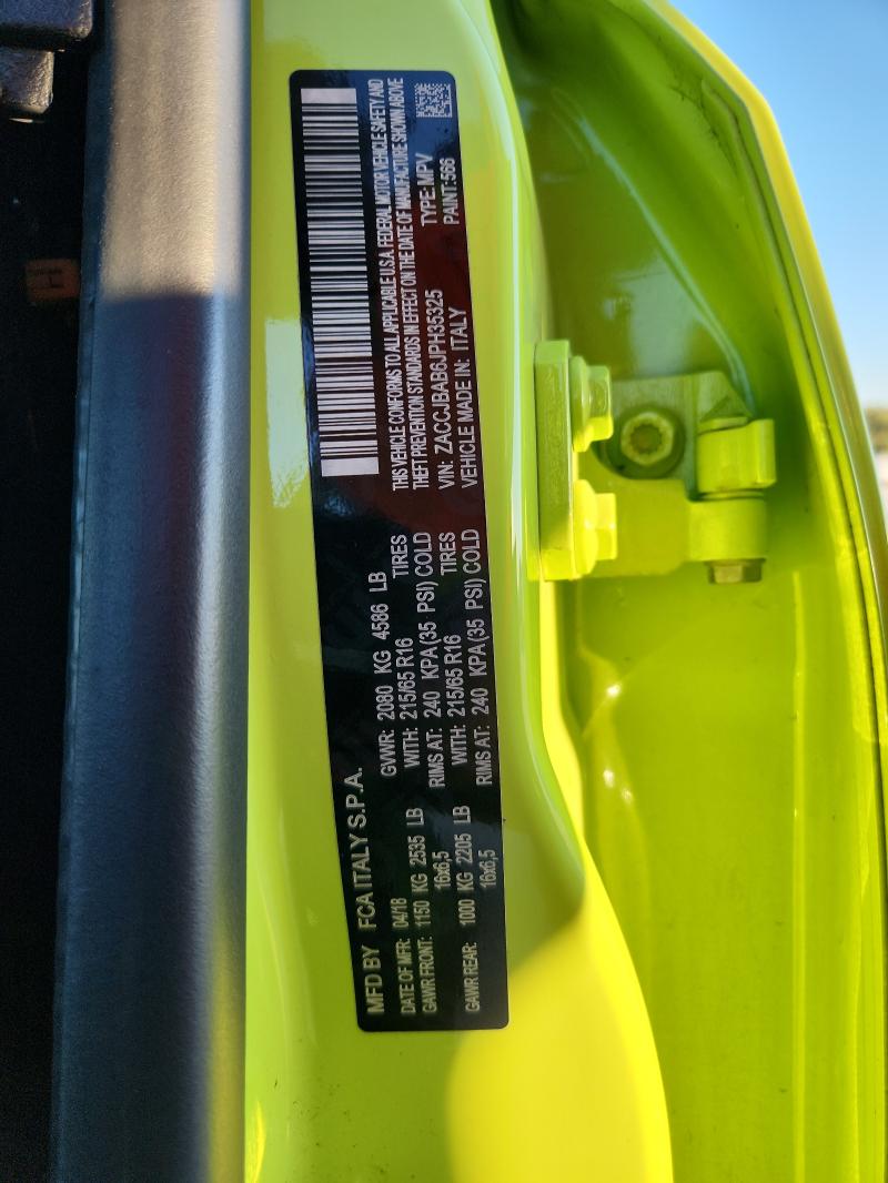 2018 JEEP RENEGADE S - ZACCJBAB6JPH35325