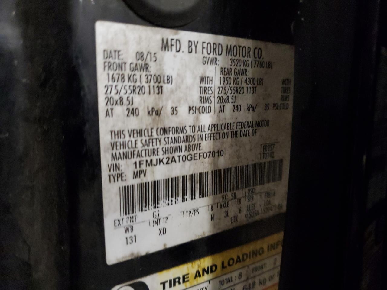 FORD EXPEDITION EL LIMITED