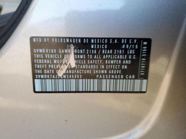 2016 VOLKSWAGEN JETTA SE #3286705281