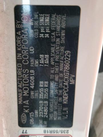 2016 KIA SPORTAGE E #3268326029