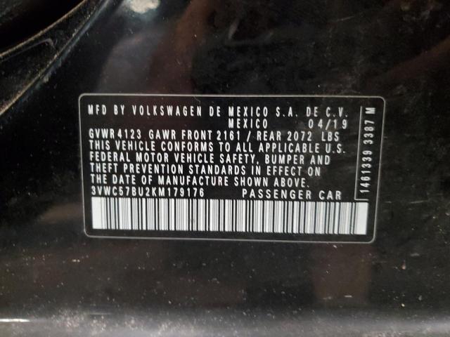 2019 VOLKSWAGEN JETTA S 3VWC57BU2KM179176