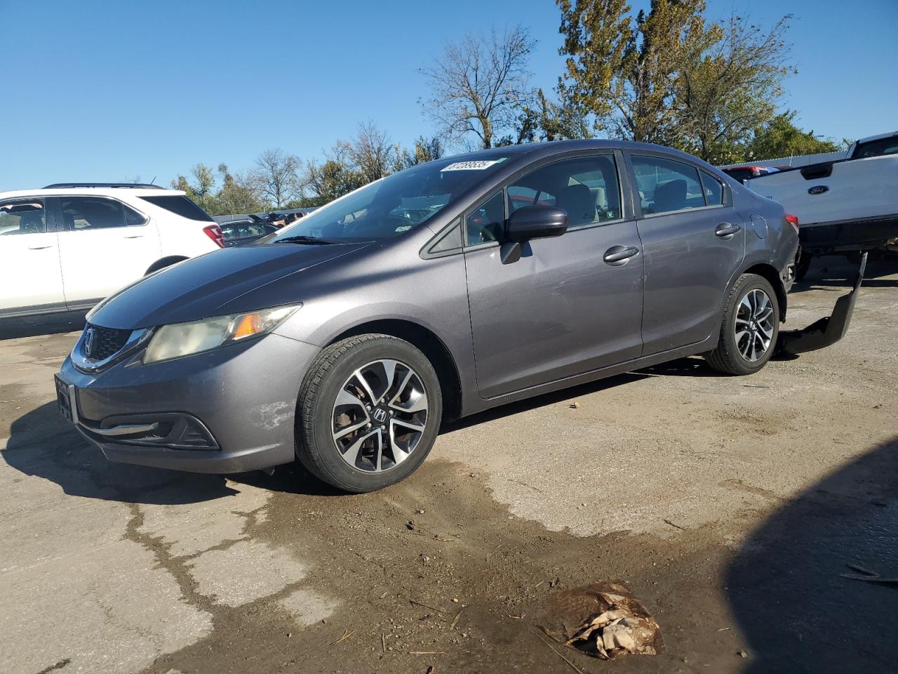 Lot #3290190221 2014 HONDA CIVIC EX