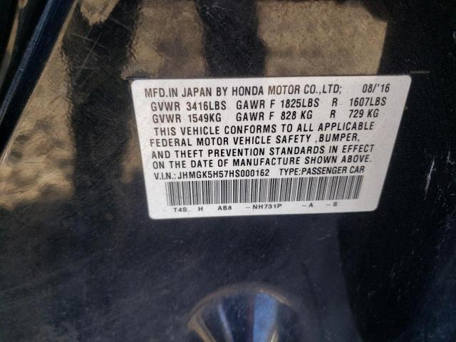 2017 HONDA FIT LX #3301815342