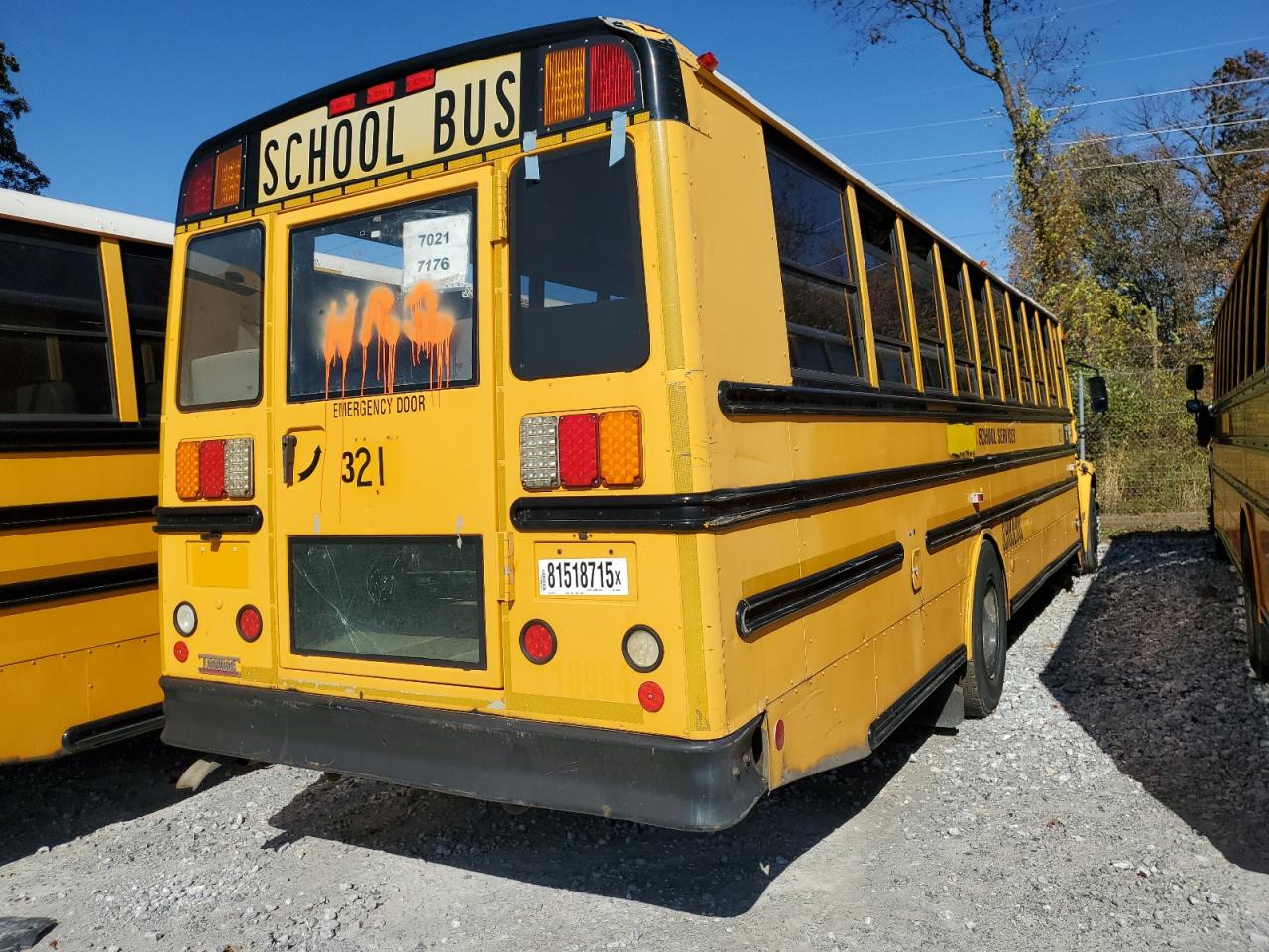 Lot #3273801357 2011 THOMAS SAF-T-LINER C2