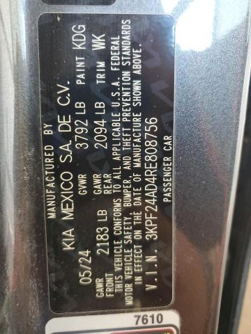 2024 KIA FORTE LX - 3KPF24AD4RE808756