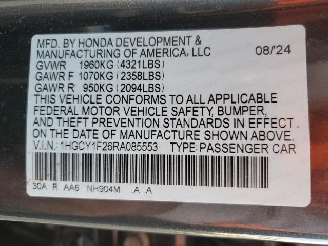 2024 HONDA ACCORD LX #3304022579