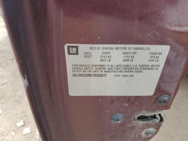 2007 CHEVROLET IMPALA LT #3287899269