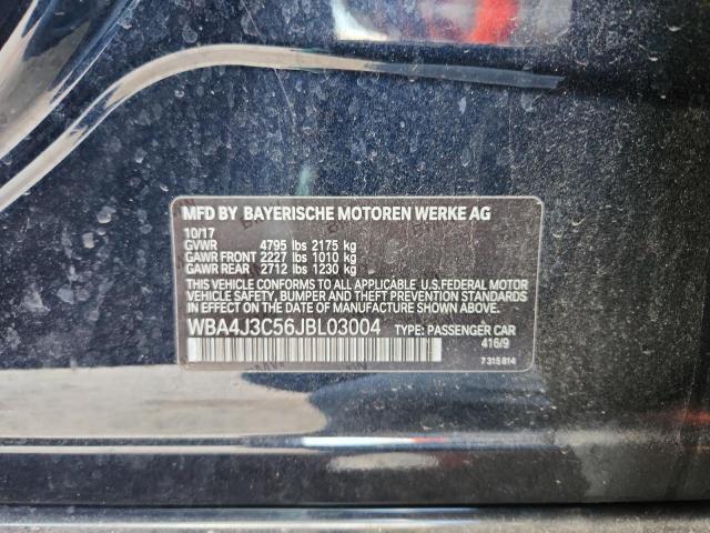 2018 BMW 430XI GRAN - WBA4J3C56JBL03004