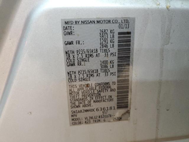 2013 NISSAN PATHFINDER S - 5N1AR2MM4DC636181