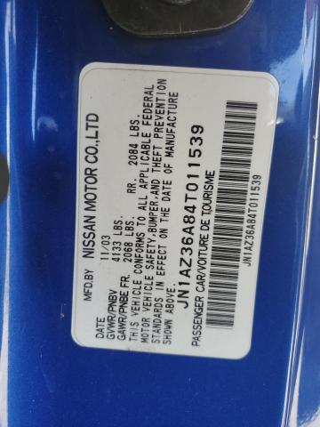 2004 NISSAN 350Z ROADS #3283843421