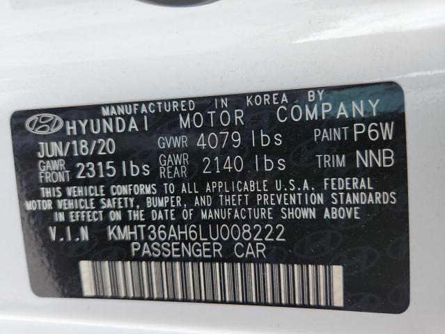 2020 HYUNDAI VELOSTER N - KMHT36AH6LU008222