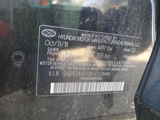 2019 HYUNDAI SONATA SE 5NPE24AF0KH753849