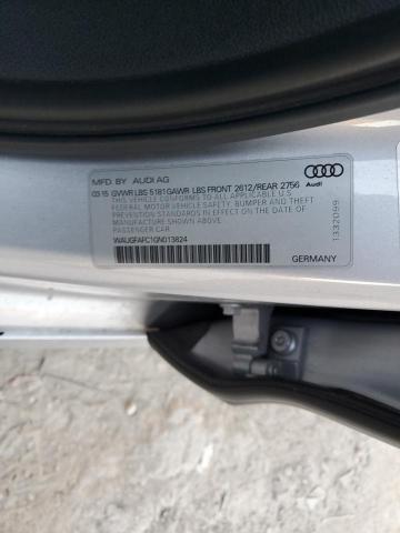 2016 AUDI A6 PREMIUM WAUGFAFC1GN013824