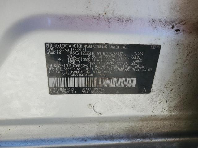 2010 TOYOTA RAV4 - 2T3BF4DV7AW054848