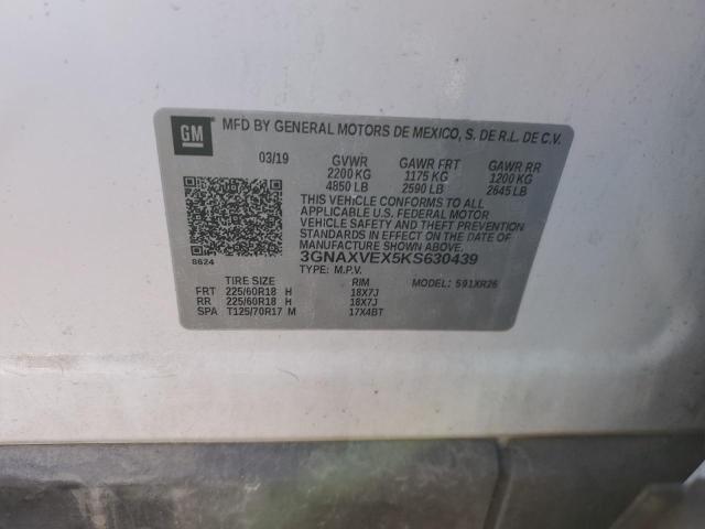 2019 CHEVROLET EQUINOX LT - 3GNAXVEX5KS630439