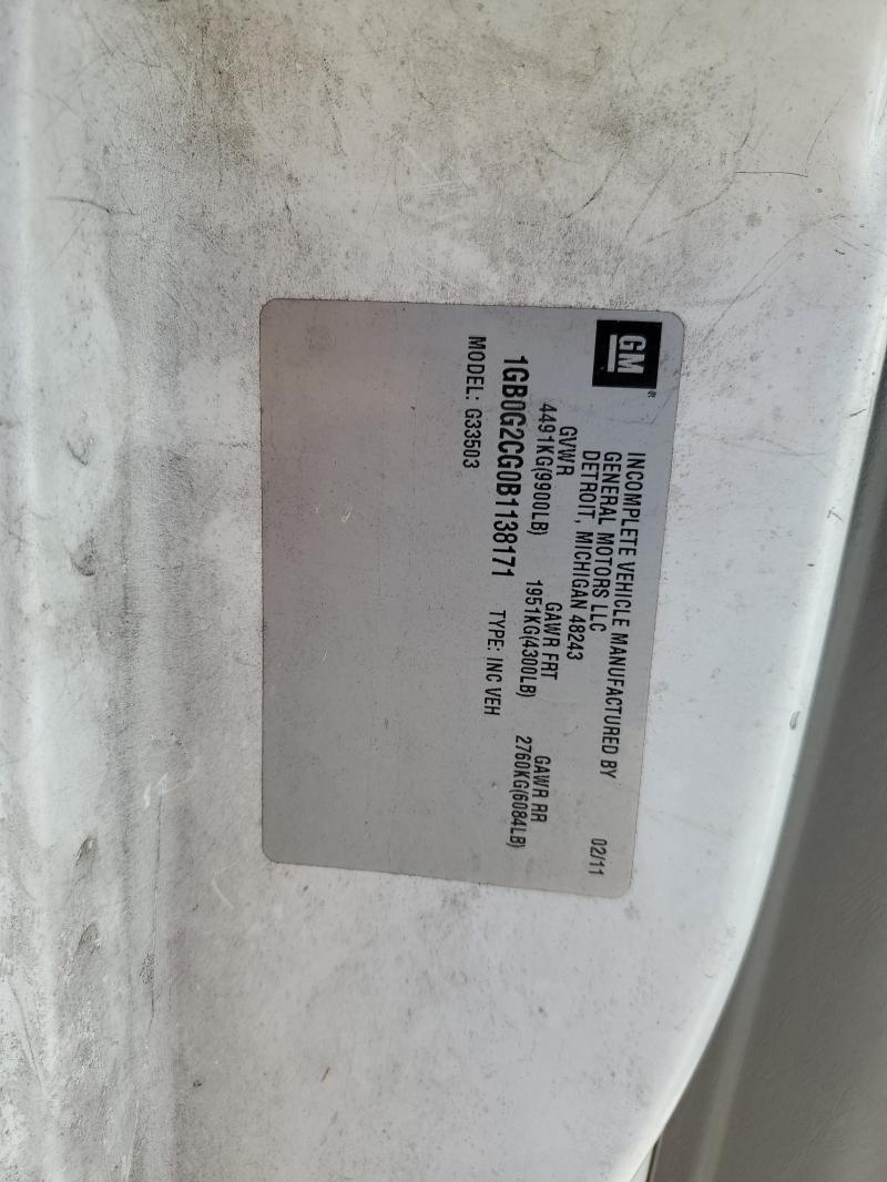 2011 CHEVROLET EXPRESS G3 #3269860685