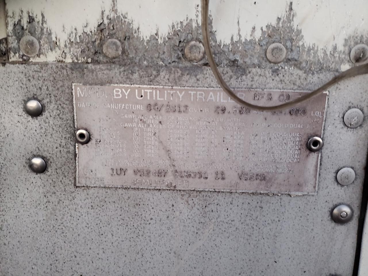 Lot #3282840717 2013 UTILITY VS2RA