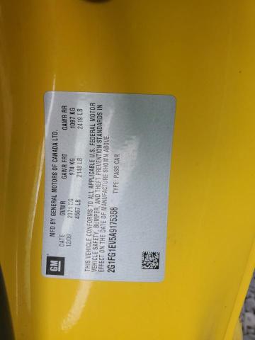 2010 CHEVROLET CAMARO LT - 2G1FG1EV5A9175358