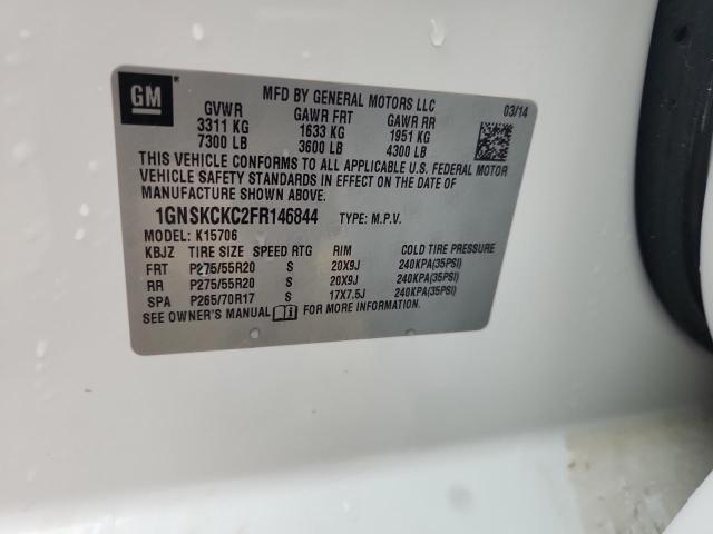 2015 CHEVROLET TAHOE K150 - 1GNSKCKC2FR146844