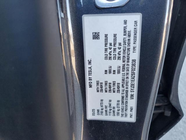 2025 TESLA MODEL 3 #3298285026