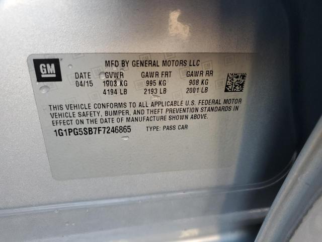 2015 CHEVROLET CRUZE LTZ - 1G1PG5SB7F7246865