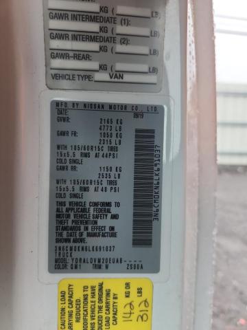 2020 NISSAN NV200 2.5S #3304515445