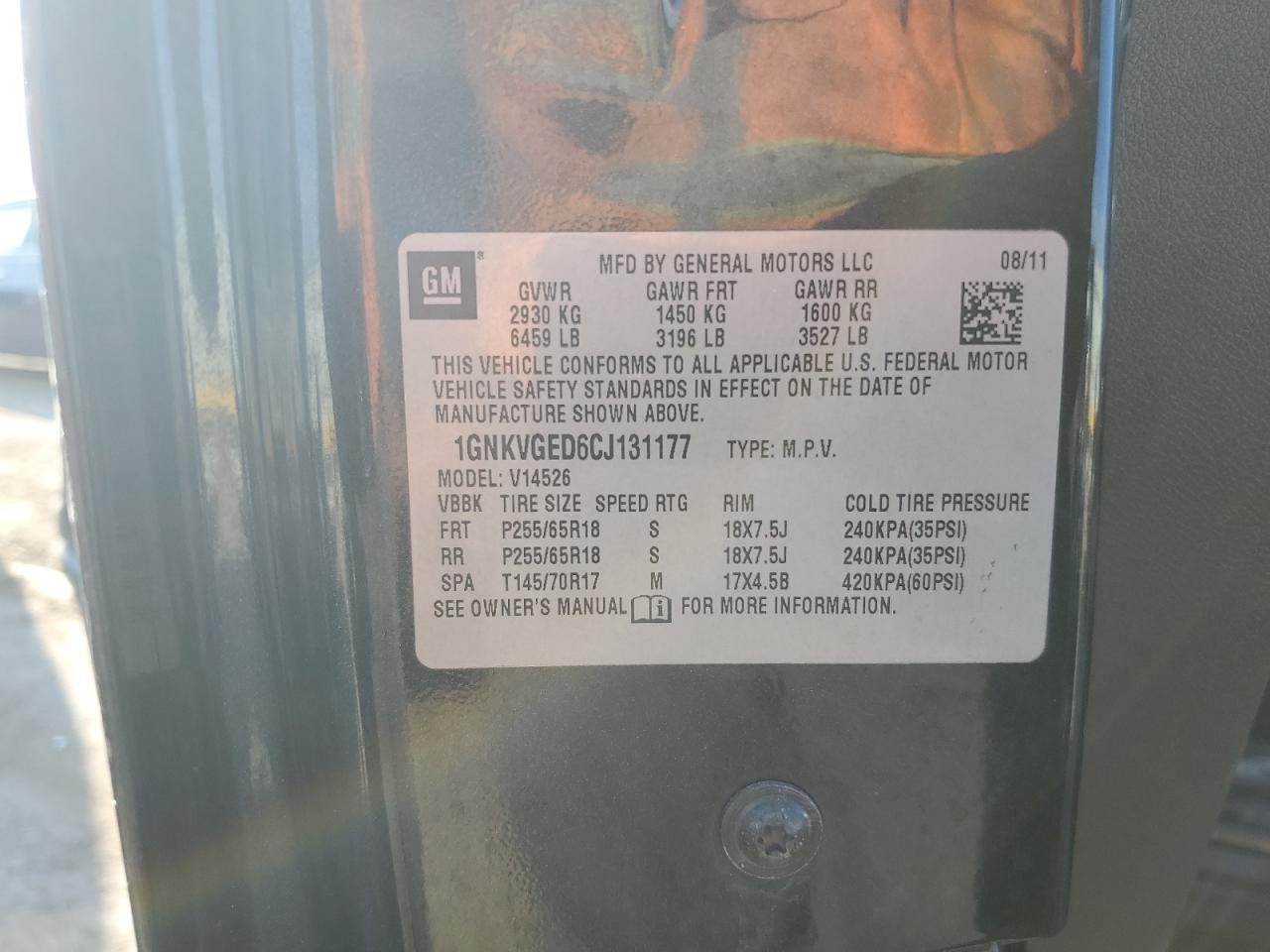 CHEVROLET TRAVERSE LT